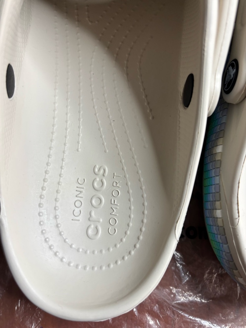 CROCS Classic Slip-On Loafers in White -
NO BOX 45/12 - Picture 8 of 8